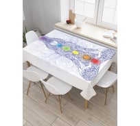 Прямоугольная скатерть JoyArty Внутренняя энергия из сатена tc_18771_120x145