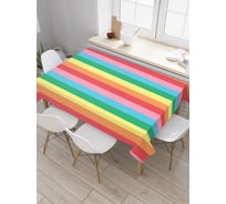 Прямоугольная скатерть JoyArty Рельефные полосы из сатена tc_31507_120x145