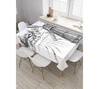 Прямоугольная скатерть JoyArty Старинная ветряная мельница из сатена tc_31628_120x145