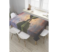 Прямоугольная скатерть JoyArty Природный восторг из сатена tc_8918_120x145