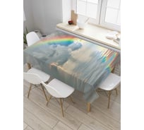 Прямоугольная скатерть JoyArty Погодное небо из сатена tc_7711_120x145
