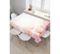 Прямоугольная скатерть JoyArty Розовые лилии из сатена tc_55130_120x145
