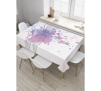 Прямоугольная скатерть JoyArty Стрекоза в кляксах из сатена tc_35205_120x145