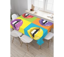 Прямоугольная скатерть JoyArty Стиль Уорхола из сатена tc_53814_120x145