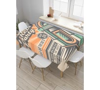 Прямоугольная скатерть JoyArty Ретро вечеринка из сатена tc_9669_120x145