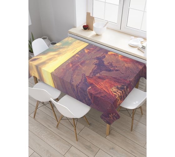 Прямоугольная скатерть JoyArty Пролетая над каньоном из сатена tc_20127_120x145 1