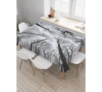 Прямоугольная скатерть JoyArty Грустные леса из сатена tc_20658_120x145