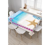 Прямоугольная скатерть JoyArty Морское рождество из сатена tc_5590_120x145