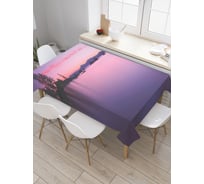 Прямоугольная скатерть JoyArty Речной покой из сатена tc_18429_120x145