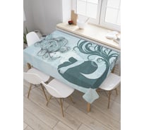 Прямоугольная скатерть JoyArty Водяная русалка из сатена tc_18954_120x145