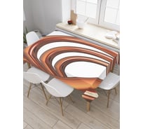 Прямоугольная скатерть JoyArty Спиральная труба из сатена tc_38247_120x145