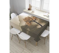 Прямоугольная скатерть JoyArty Дерево счастья из сатена tc_8019_120x145