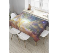 Прямоугольная скатерть JoyArty Галактические перемещения из сатена tc_8401_120x145