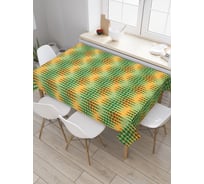 Прямоугольная скатерть JoyArty Полосатые сдвиги из сатена tc_28553_120x145