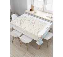 Прямоугольная скатерть JoyArty Карта Штат Алабама из сатена tc_7159_120x145