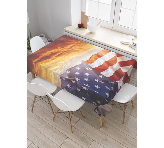 Прямоугольная скатерть JoyArty Государственный флаг из сатена tc_20686_120x145 1