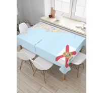 Прямоугольная скатерть JoyArty Карта Штат Флорида из сатена tc_7157_120x145