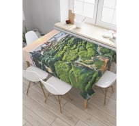 Прямоугольная скатерть JoyArty Рифы у берега из сатена tc_31642_120x145