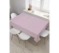 Прямоугольная скатерть JoyArty Двухцветные зигзаги из сатена tc_31853_120x145