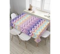 Прямоугольная скатерть JoyArty Пространство зигзагов из сатена tc_8198_120x145