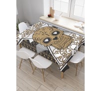 Прямоугольная скатерть JoyArty Смертельная бесконечность из сатена tc_22177_120x145