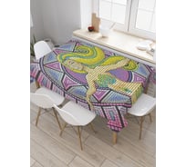 Прямоугольная скатерть JoyArty Мозаическая принцесса из сатена tc_29782_120x145