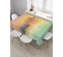Прямоугольная скатерть JoyArty Последний закат из сатена tc_9529_120x145