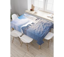 Прямоугольная скатерть JoyArty Морской вид из сатена tc_30171_120x145