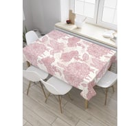 Прямоугольная скатерть JoyArty Садовый букет из сатена tc_27790_120x145