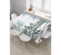 Прямоугольная скатерть JoyArty Рисовые поля из сатена tc_28139_120x145