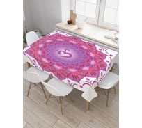 Прямоугольная скатерть JoyArty Сахасрара чакра из сатена tc_18760_120x145