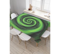 Прямоугольная скатерть JoyArty Иллюзорная спираль из сатена tc_18727_120x145