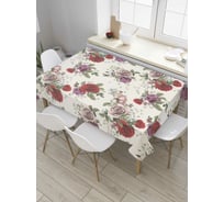 Прямоугольная скатерть JoyArty Романтические розы из сатена tc_8117_120x145