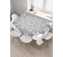Прямоугольная скатерть JoyArty Сложность судьбы из сатена tc_21198_120x145