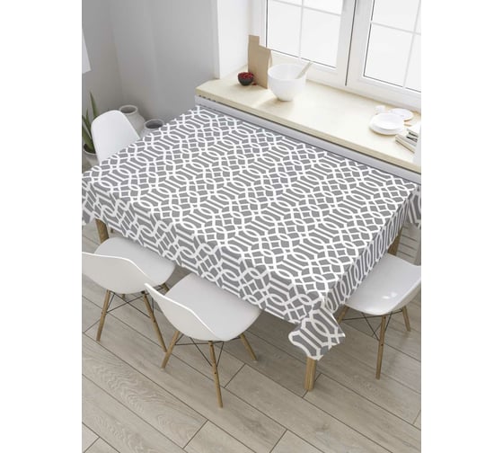 Прямоугольная скатерть JoyArty Решетка фантазий из сатена tc_7960_120x145 1