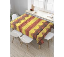 Прямоугольная скатерть JoyArty Зигзаги солнца из сатена tc_4333_120x145