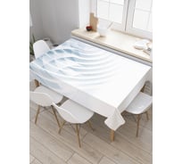 Прямоугольная скатерть JoyArty Геометрический облик из сатена tc_23306_120x145