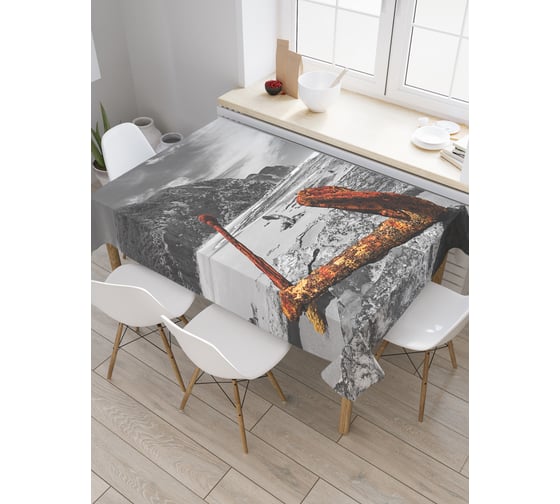 Прямоугольная скатерть JoyArty Морской штиль из сатена tc_20528_120x145 1