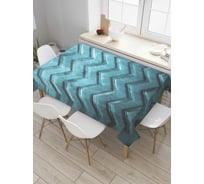 Прямоугольная скатерть JoyArty Резиновый зигзаг из сатена tc_4339_120x145