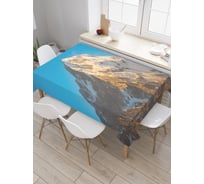 Прямоугольная скатерть JoyArty Горное стремление из сатена tc_21254_120x145