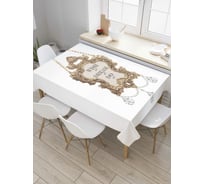 Прямоугольная скатерть JoyArty Зеркало и надпись из сатена tc_5215_120x145