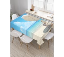 Прямоугольная скатерть JoyArty Морской бриз из сатена tc_9386_120x145