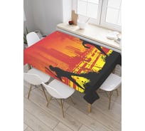 Прямоугольная скатерть JoyArty Игра за городом из сатена tc_37286_120x145