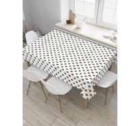 Прямоугольная скатерть JoyArty Двойные ромбы из сатена tc_31824_120x145