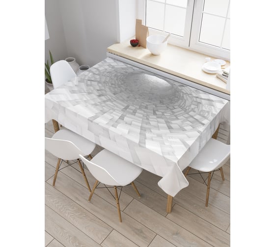 Прямоугольная скатерть JoyArty Скоростной тоннель из сатена tc_22114_120x145 1