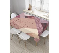 Прямоугольная скатерть JoyArty Современные линии и прямоугольники из сатена tc_28174_120x145