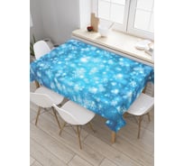 Прямоугольная скатерть JoyArty Снежный узор из сатена tc_378740_120x145