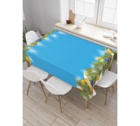 Прямоугольная скатерть JoyArty Рождественские огни из сатена tc_37048_120x145