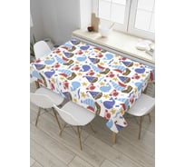 Прямоугольная скатерть JoyArty Море кораблей из сатена tc_8748_120x145
