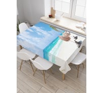 Прямоугольная скатерть JoyArty Морской бриз из сатена tc_9378_120x145